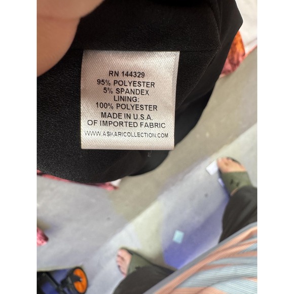 Askari Blouse Womens Large Pink Brown Abstract Flare Sleeve V Neck Art Top USA - Picture 4 of 10